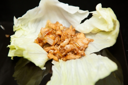 San Choy Bow Appetiserの写真素材