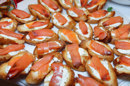 Smoked Salmon Bruschetta (Brushetta)