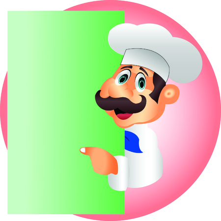 restaurant chefのイラスト素材