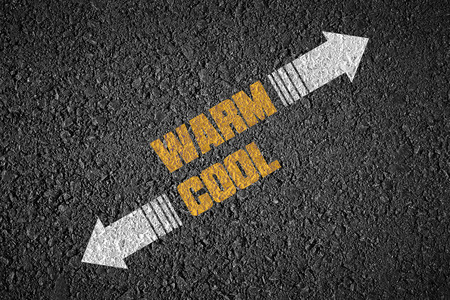 warm or coolの写真素材