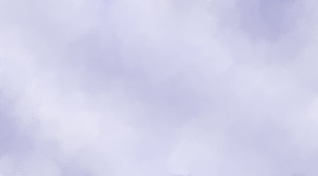 abstract digital drawing of blurred watercolor paints in purple colorの写真素材