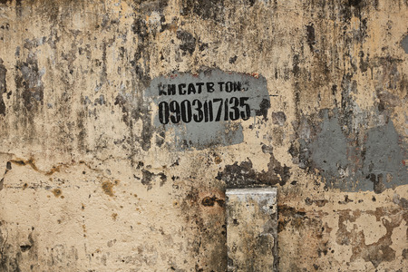 Weathered wall with texture and grunge feelのeditorial素材