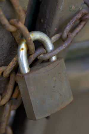 padlock and chain