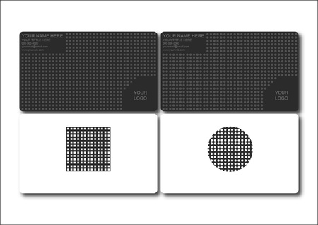 simple, modern, cool and beautifully grey business cardのイラスト素材