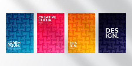 Geometric cover background pattern. colorful background cover. rochures, posters, covers, notebooks,...