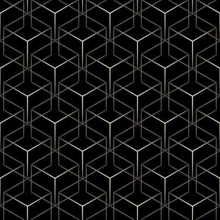 seamless vector pattern, geometric background with isometric cubesのイラスト素材