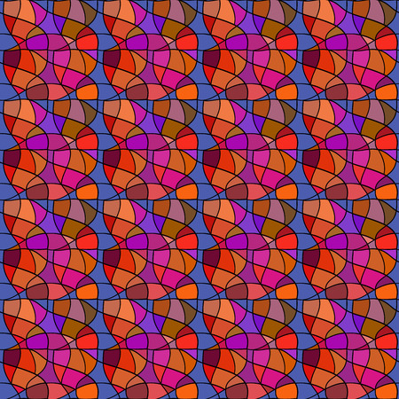 Seamless  vector pattern. Mesh repeating texture, mosaic backgroundのイラスト素材