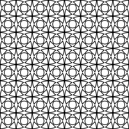 Vector seamless pattern. Modern stylish texture. Repeating geometric tiles. Concentric circlesのイラスト素材