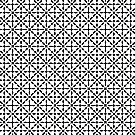 Vector seamless pattern. Modern stylish texture. Repeating geometric tiles. Monochromatic geometric patternのイラスト素材