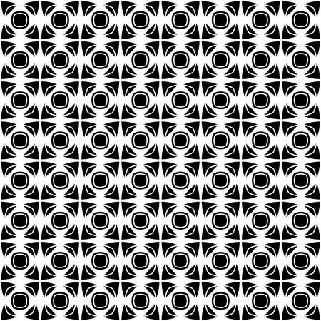 Vector seamless pattern. Modern stylish texture. Repeating geometric tiles. Monochromatic geometric patternのイラスト素材