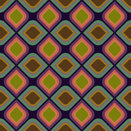 Vector seamless pattern. Modern stylish texture. Repeating geometric tiles. Colorful geometric patternのイラスト素材