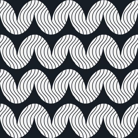 Seamless geometric pattern. Vector repeating texture. Geometric simple print. Monochromatic linear background.のイラスト素材