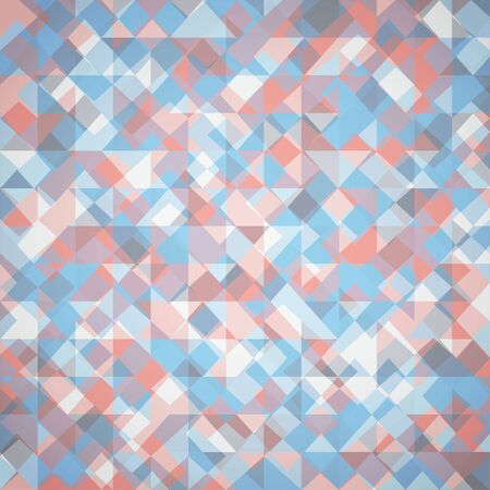 vector multicolor geometric backround with mosaic effectのイラスト素材