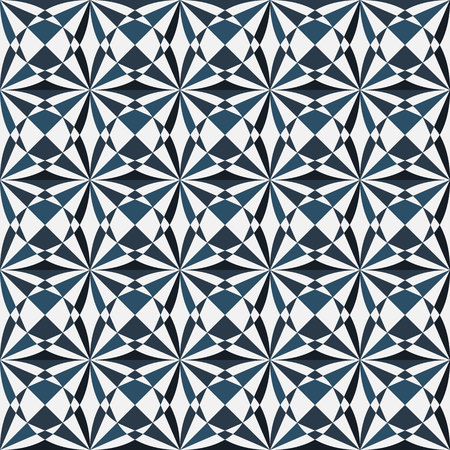 Seamless geometric pattern. Vector repeating texture. Geometric simple print. Monochromatic background.のイラスト素材