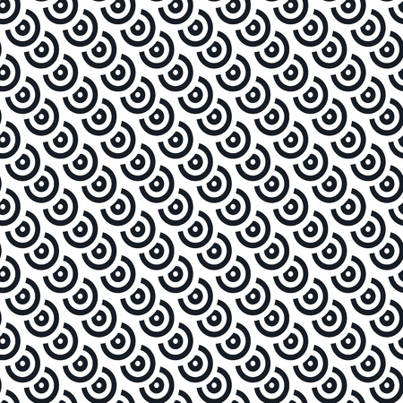 Seamless geometric pattern. Vector repeating texture. Geometric simple print. Monochromatic linear background.のイラスト素材