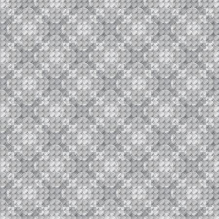 White vector geometric background. Geometric light color monochrome repeating texture.のイラスト素材
