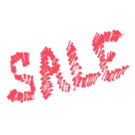 vector Marker hand drawn word saleのイラスト素材