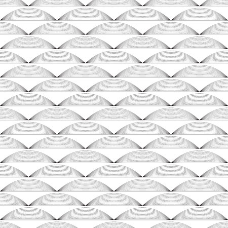 Seamless pattern. Regular abstract grid texture. Linear background with wavy lines.のイラスト素材