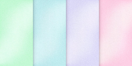Set of vertical banners with fabric textureのイラスト素材