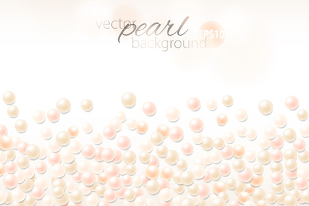 Relistic pearl background. Light backdrop with copy space. Fashionable chic template.のイラスト素材