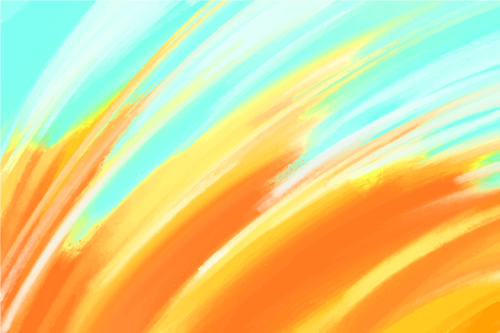 artistic backdrop, vector with brush strokes, oil paint look background with colorful hand painted stainsのイラスト素材