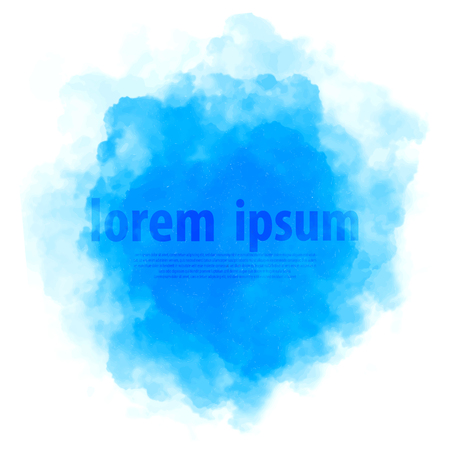 Vector illustration of light clouds in blue sky. Abstract backdrop with realistic cloud motif. Natural square backdrop. Realistic template for covers, banners, web templates with copy space.のイラスト素材