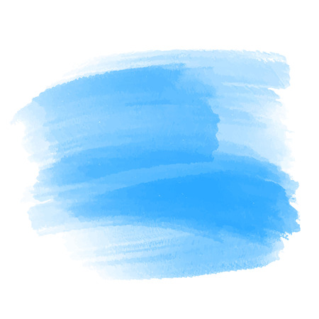 Vector hand drawn watercolor brush stain. Colorful painted stroke.のイラスト素材