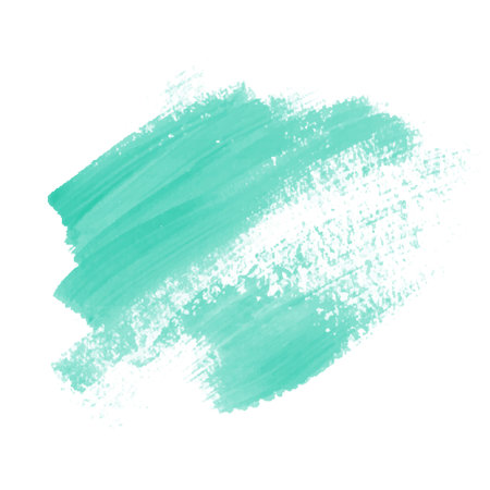 Colorful painted stroke. Vector hand drawn watercolor brush stain. Artistic spot for background.のイラスト素材
