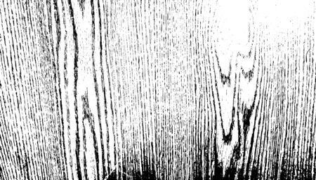 Distressed overlay texture of rough surface, wooden wall. Grunge background. One color graphic resourceのイラスト素材