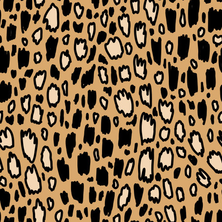 Vector seamless pattern. Repeatable texture with hand drawn wavy strokes. Artistic background.