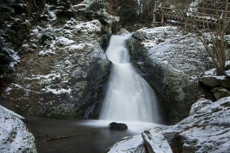 waterfall Re?ovの写真素材