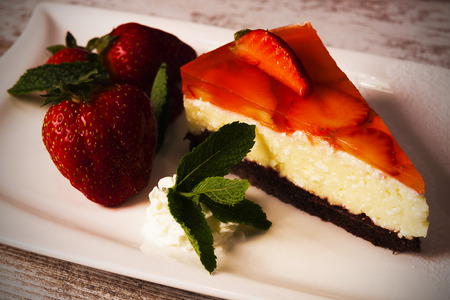 Strawberry cakeの写真素材