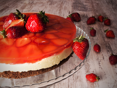 Strawberry cakeの写真素材