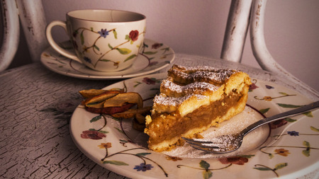 Apple cakeの写真素材