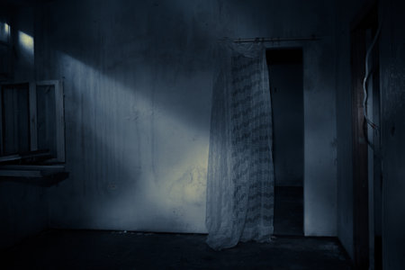 Cottages in an abandoned resort in the middle of the forest. Polandの写真素材