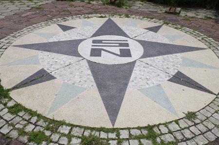 Outdoor compassの写真素材