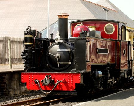 Tourist Steam Train Aberystwyth Wales UK 