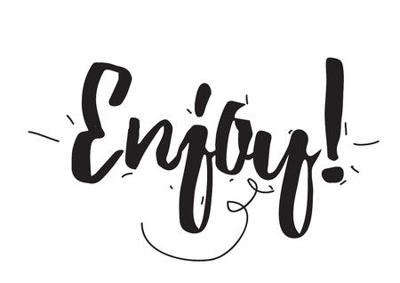 Typographic design. Greeting card with quote. Useable as photo overlayのイラスト素材