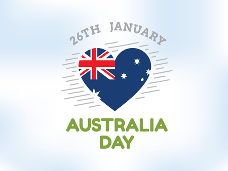 Happy Australia day vector design.のイラスト素材