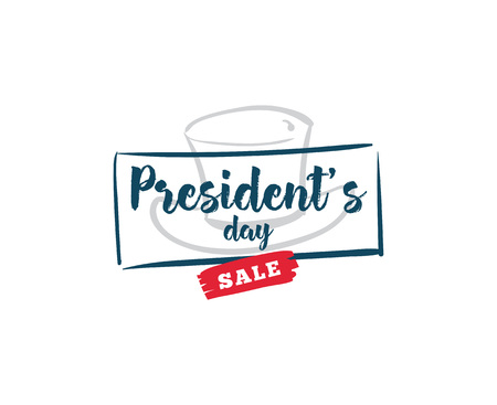 Presidents day vector typography.のイラスト素材