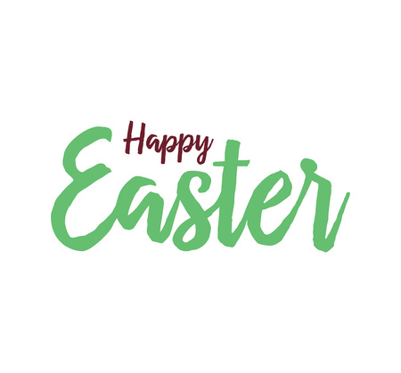 Easter typography design.のイラスト素材