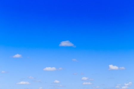 Blue sky background and white clouds in sunny day
