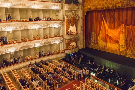 ST. PETERSBURG, RUSSIA - March 20, 2015: The Mikhaylovsky Theatre  is one of Russiaのeditorial素材