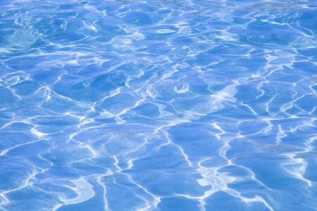 Blue sea water, solar reflection, texture