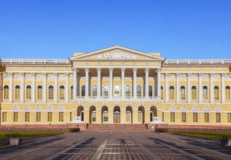 Russian Museum is the largest depository of Russian fine art in St. Petersburg, established 1895. The main building of the museum is Mikhailovsky Palaceのeditorial素材