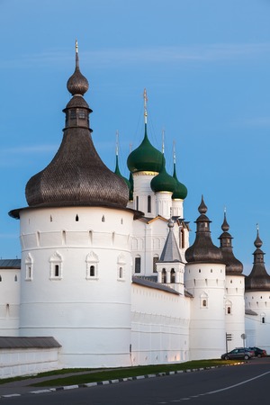 Rostov Kremlin in the evening,  Golden Ring of Russia