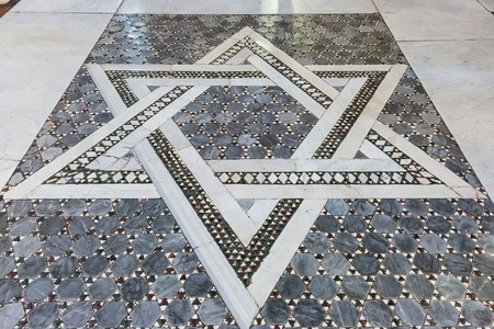 Rome, Italy âMarch 19, 2018: Floor in the Basilica Santa Maria Maggiore, it is a Papal major basilica and the largest Catholic Marian church in Romeのeditorial素材