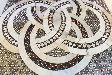 Rome, Italy âMarch 19, 2018: Floor in the Basilica Santa Maria Maggiore, it is a Papal major basilica and the largest Catholic Marian church in Romeのeditorial素材