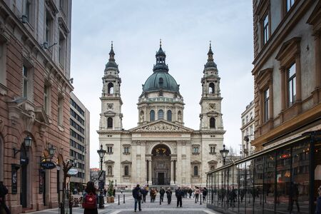 Budapest, Hungary - March 07, 2019: St. Istvan (St. Stephen's) Basilica