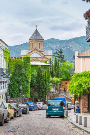 In the center of the old city of Tbilisi